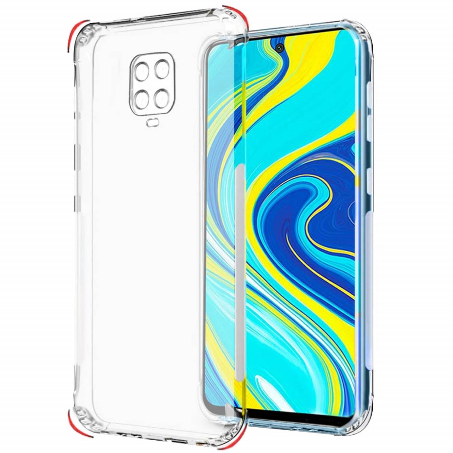     			Case Vault Covers - Transparent Silicon Silicon Soft cases Compatible For Xiaomi Redmi Note 9 Pro Max ( Pack of 1 )