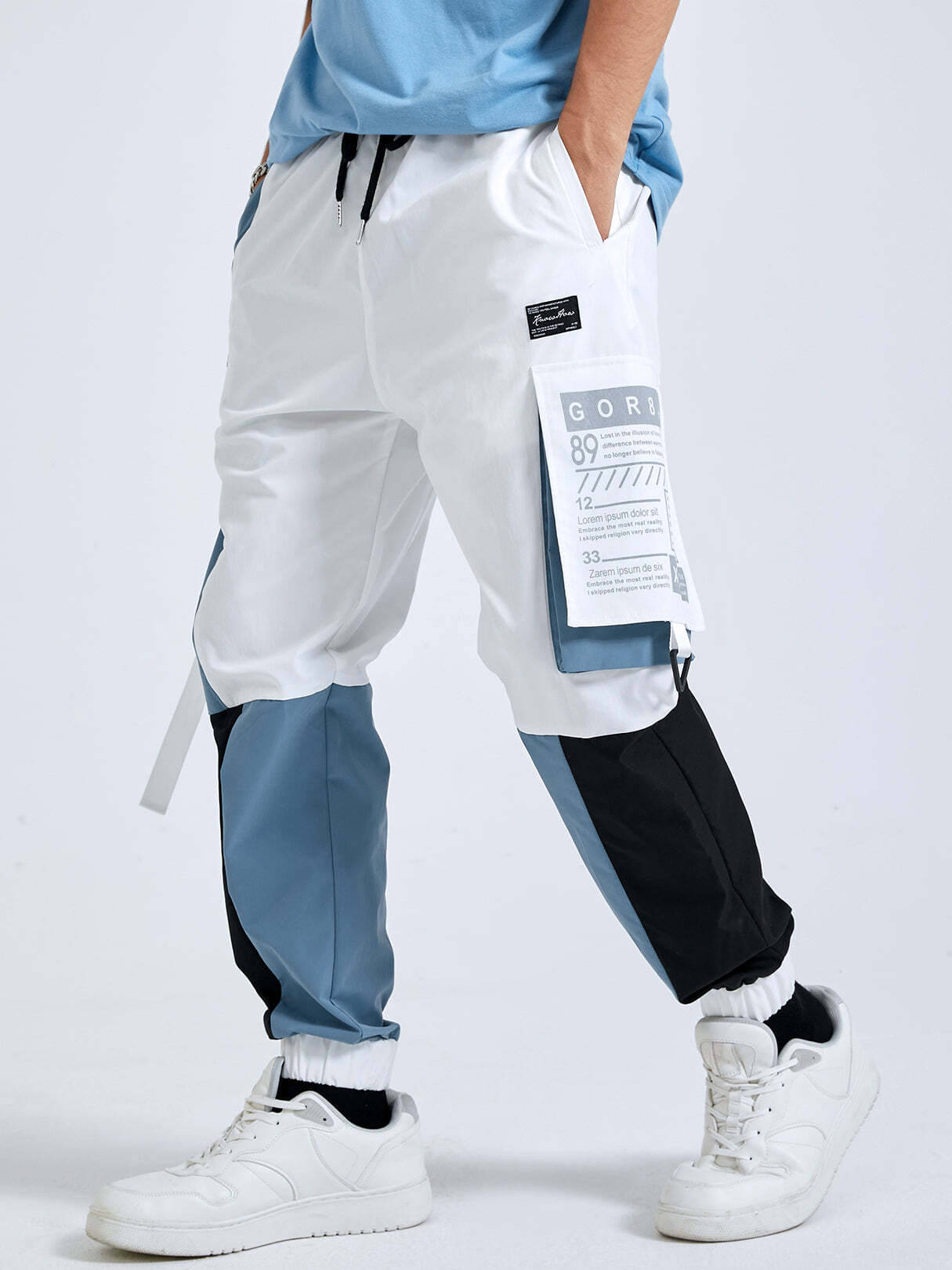 HVBK - White Polyester Men's Joggers ( Pack of 1 )     			HVBK - White Polyester Men's Joggers ( Pack of 1 )