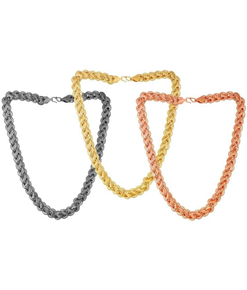 KRIMO Gold Plated Chain ( Set of 3 ) KRIMO Gold Plated Chain ( Set of 3 )