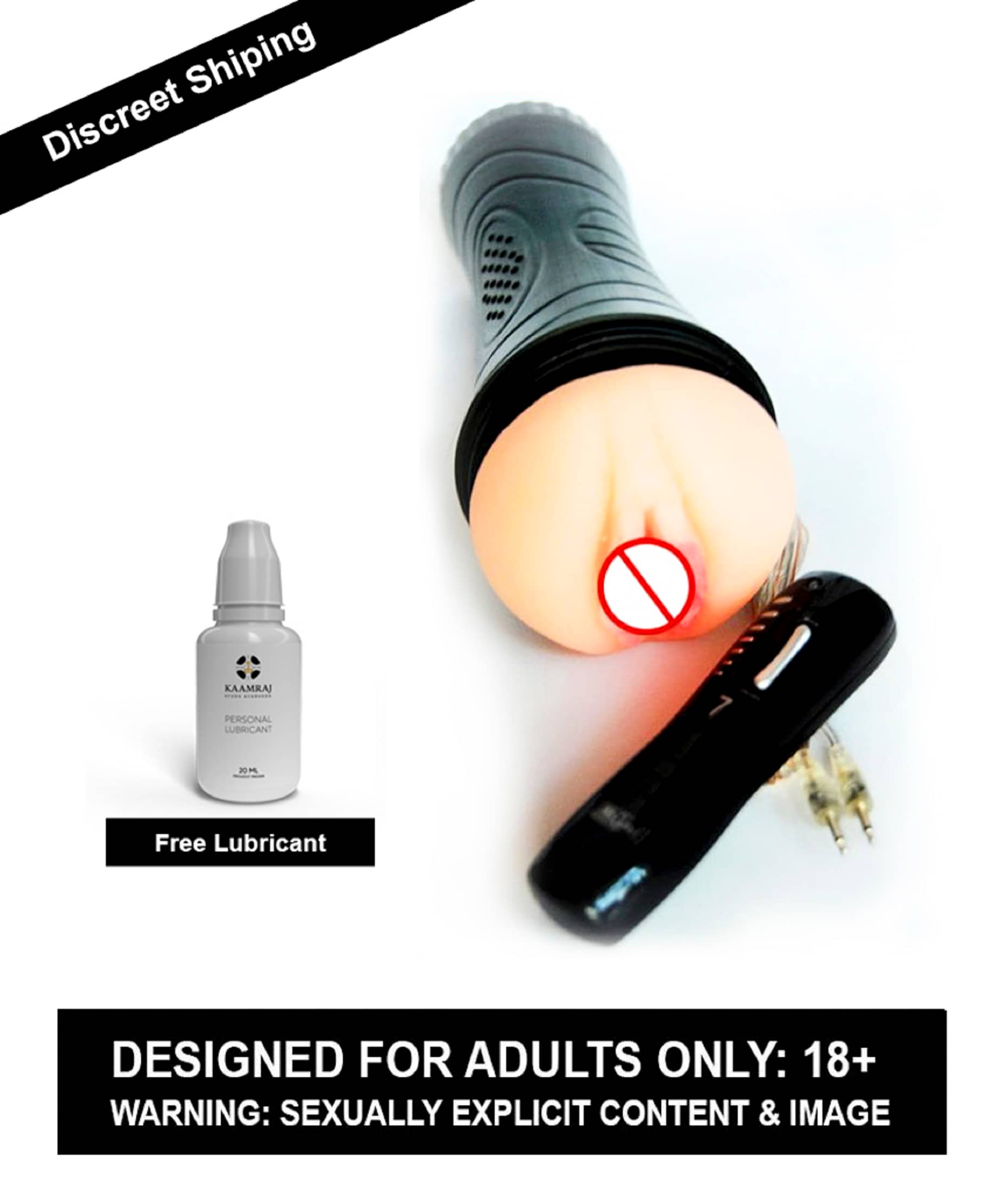 Remote Flashlight Soft silicon Real Fun Male Masturbator Sex Toy For Males