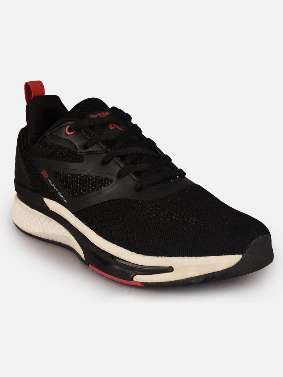 Action - Lace-up Sport shoe Black Men's Sports Running Shoes Action - Lace-up Sport shoe Black Men's Sports Running Shoes