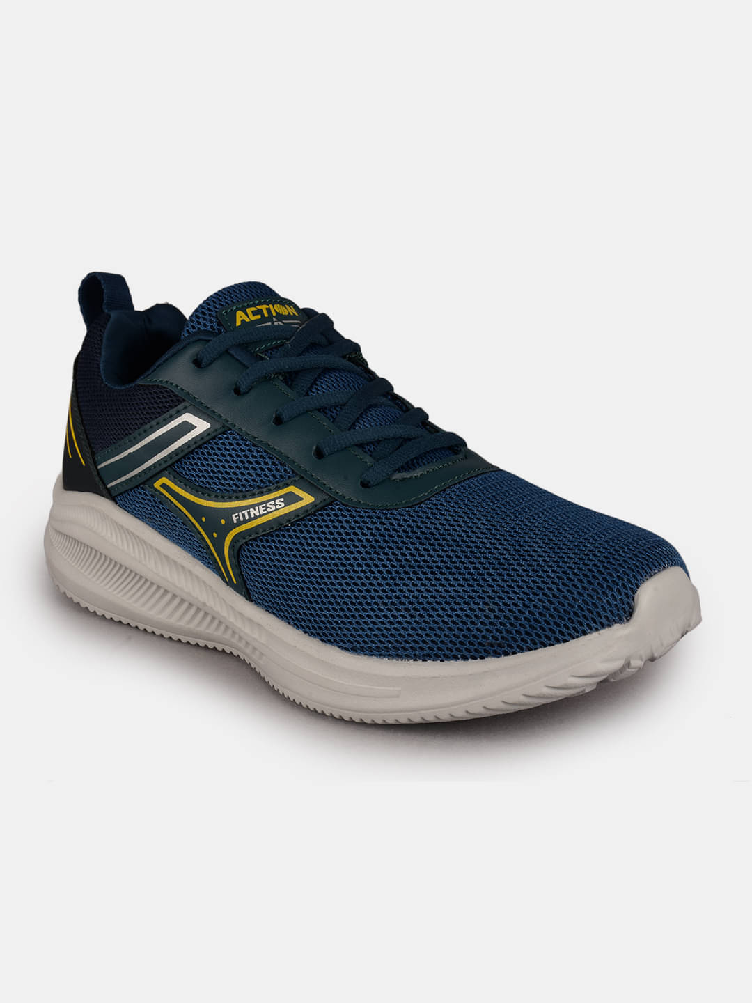 Action - Lace-up Sport shoe Blue Men's Sports Running Shoes Action - Lace-up Sport shoe Blue Men's Sports Running Shoes