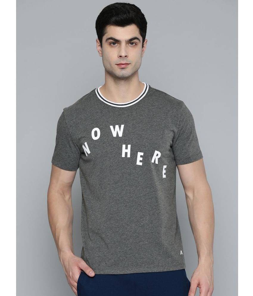 Alcis - Grey Polyester Slim Fit Men's Sports T-Shirt ( Pack of 1 ) Alcis - Grey Polyester Slim Fit Men's Sports T-Shirt ( Pack of 1 )