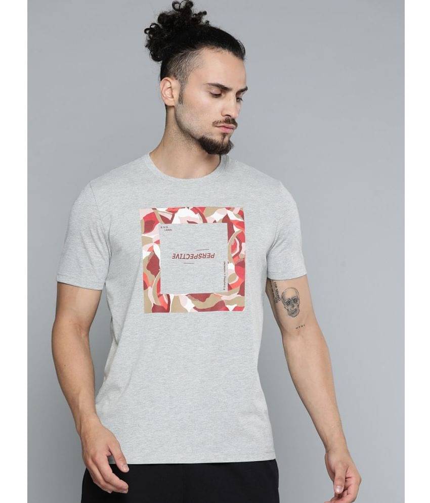 Alcis - Grey Polyester Slim Fit Men's Sports T-Shirt ( Pack of 1 ) Alcis - Grey Polyester Slim Fit Men's Sports T-Shirt ( Pack of 1 )