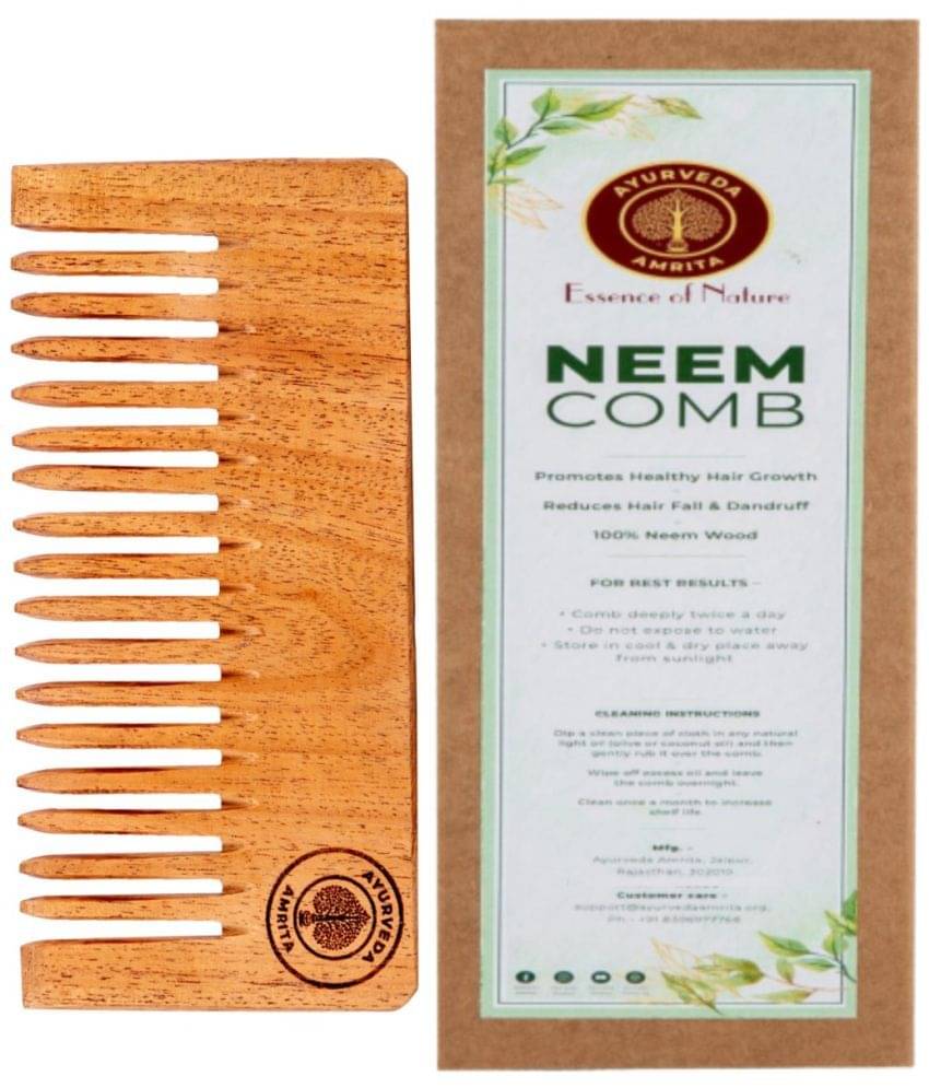 Ayurveda Amrita - Wide Tooth Comb For All Hair Types ( Pack of 1 ) Ayurveda Amrita - Wide Tooth Comb For All Hair Types ( Pack of 1 )