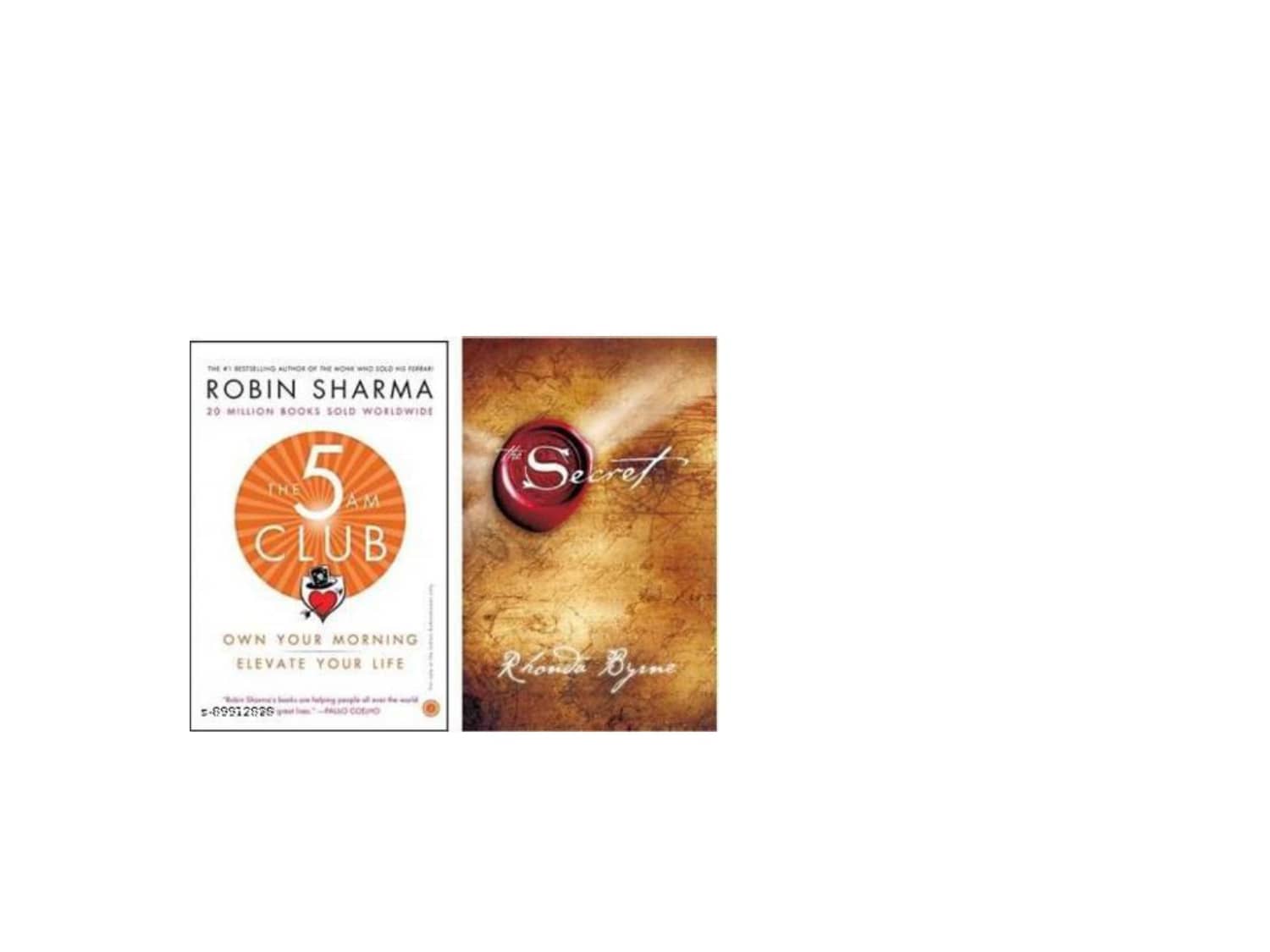 Combo Of 2 Best Seller Books: 5AM Club + Secret (Paperback, Robin Sharma, Rhonda Byrne) - Stationery | Buy online on ZillyBuy