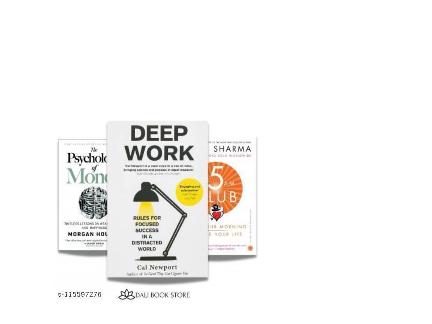     			Deep Work, The Psychology of Money & The 5 AM Club - 3 BOOKS SET