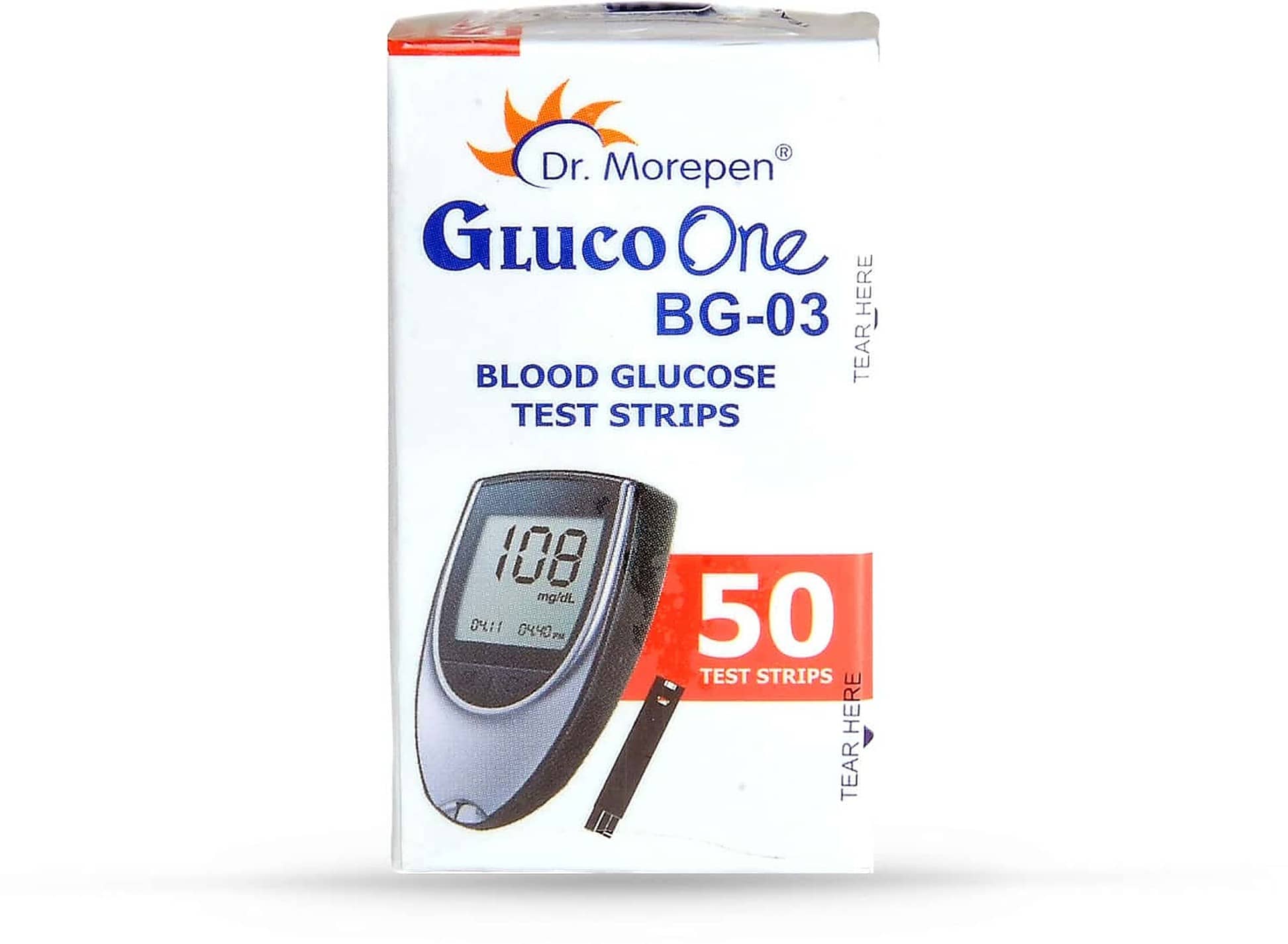Dr. Morepen - BG03 50 Test Strips 31-50 Strips