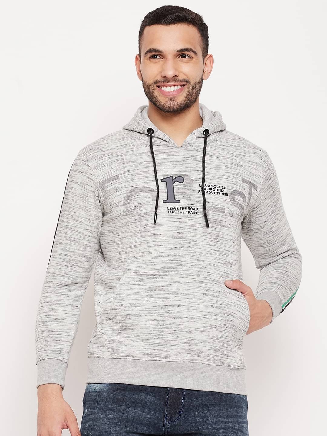 Duke - Grey Fleece Regular Fit Men's Sweatshirt ( Pack of 1 ) Duke - Grey Fleece Regular Fit Men's Sweatshirt ( Pack of 1 )