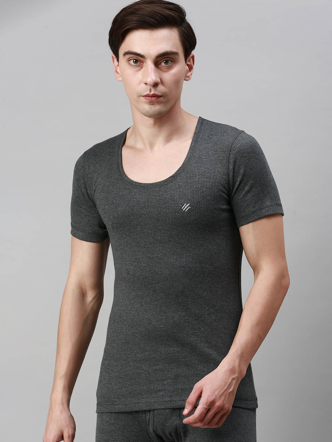     			ONN Pack of 1 Cotton Thermal Tops For Men's ( Black )