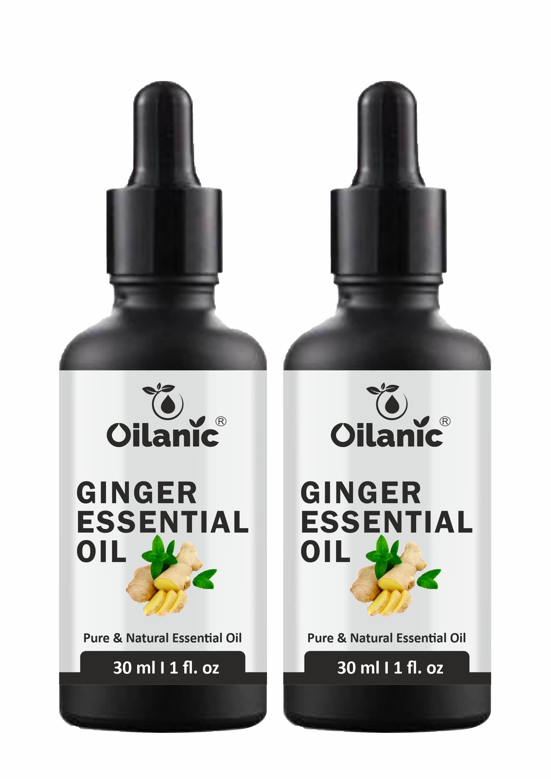     			Oilanic Anti-Cellulite Ginger Oil To Reduce Body Fat Naturally Shaping & Firming Oil 30 mL Pack of 2
