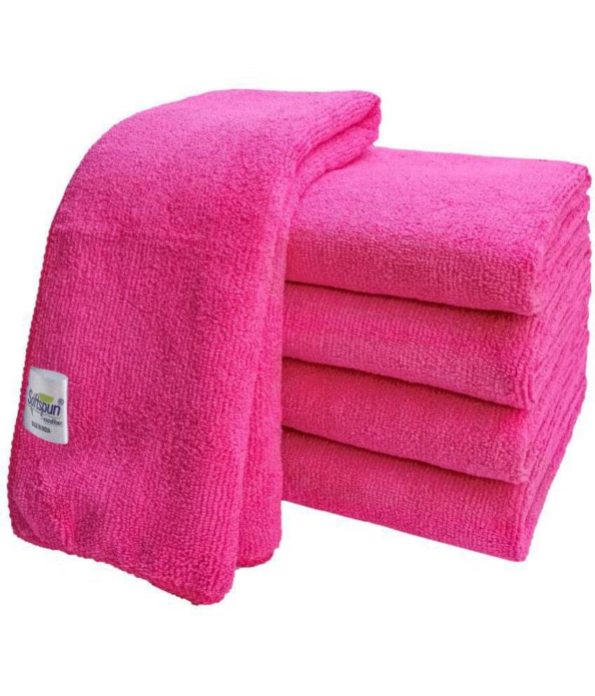     			SOFTSPUN - Microfibre Cleaning Cloth ( Pack of 5 )