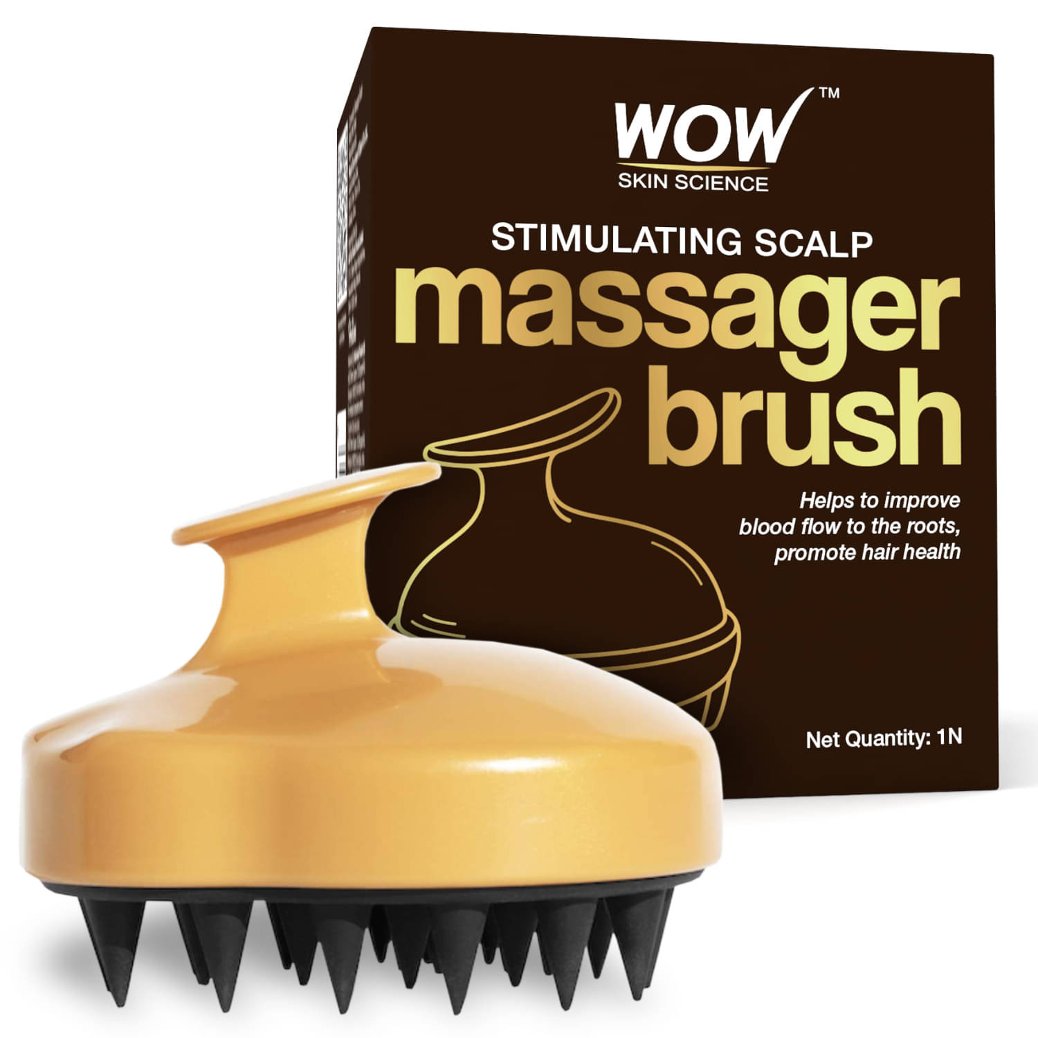 WOW Skin Science Stimulating Scalp Shampoo Brush     			WOW Skin Science Stimulating Scalp Shampoo Brush