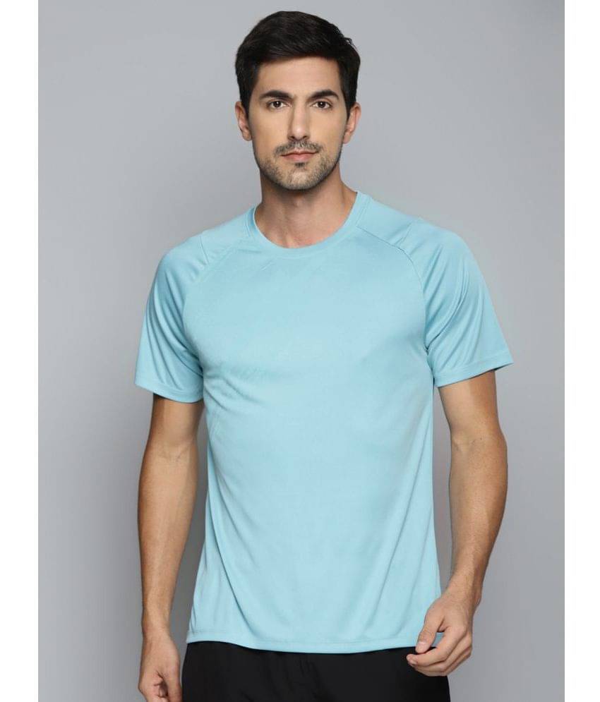 Alcis - Blue Polyester Slim Fit Men's Sports T-Shirt ( Pack of 1 ) Alcis - Blue Polyester Slim Fit Men's Sports T-Shirt ( Pack of 1 )