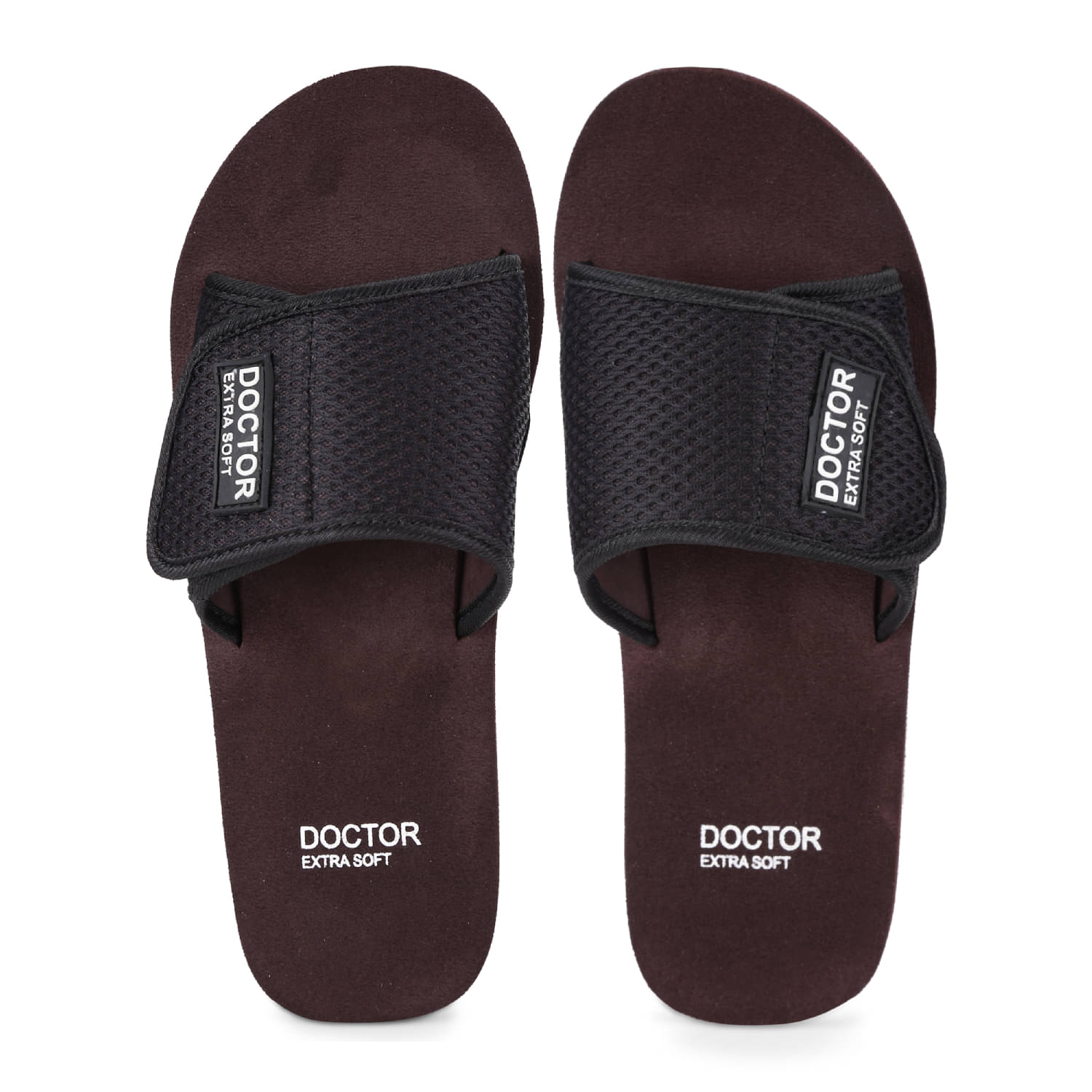     			DOCTOR EXTRA SOFT - Brown Men's Slide Flip Flop