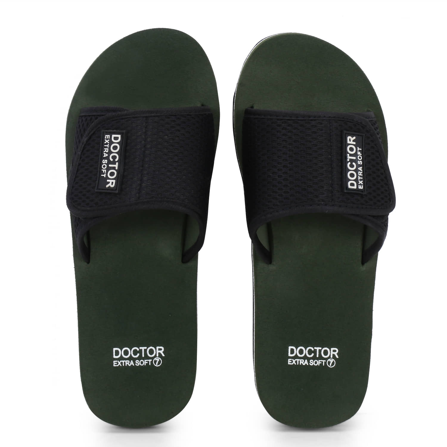 DOCTOR EXTRA SOFT - Olive Men's Slide Flip Flop