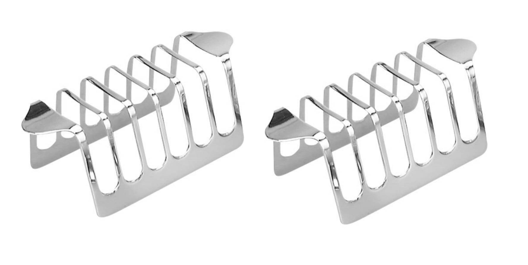     			Dynore Stainless Steel Toast Rack 2 Pcs