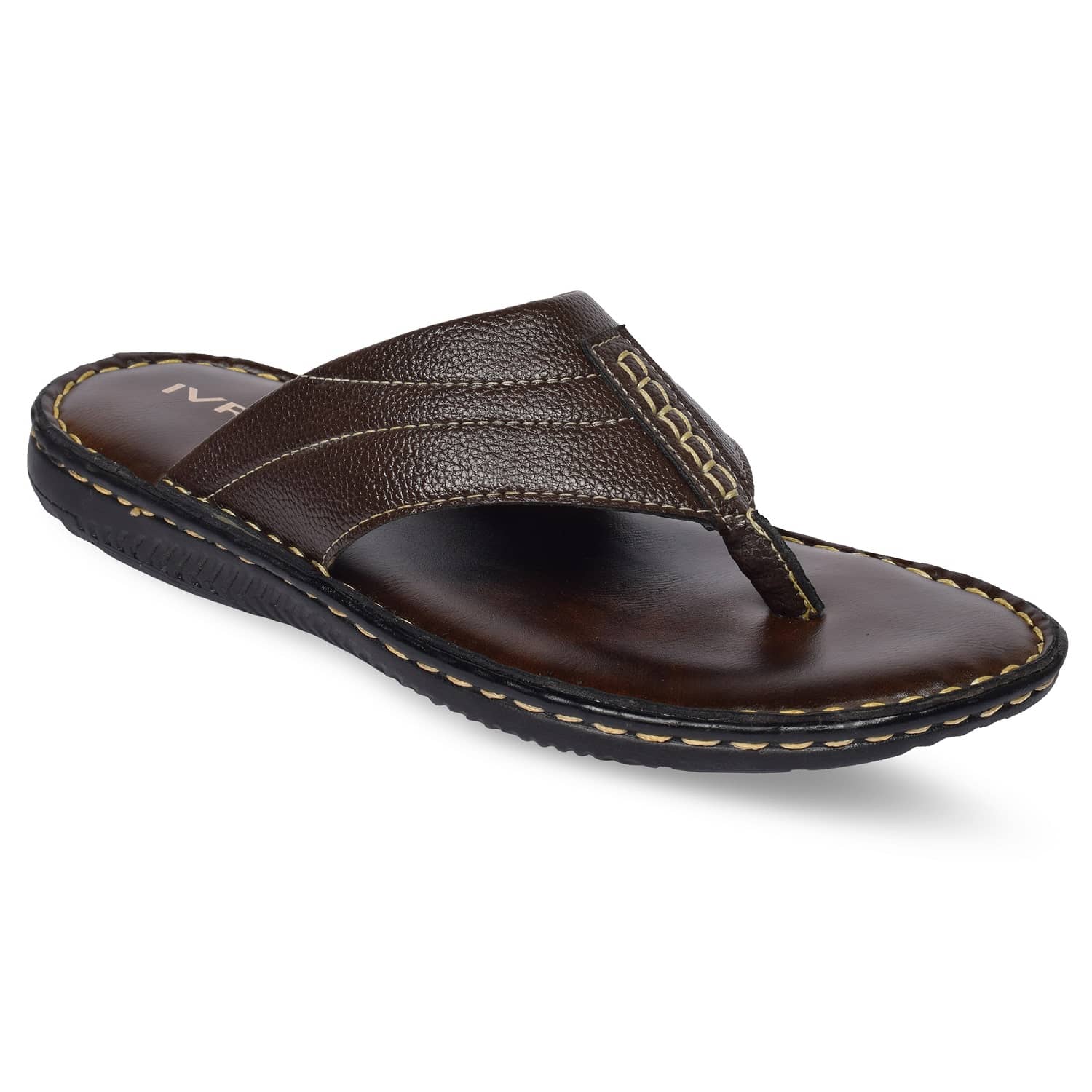 IVRAH - Tan Men's Leather Slipper