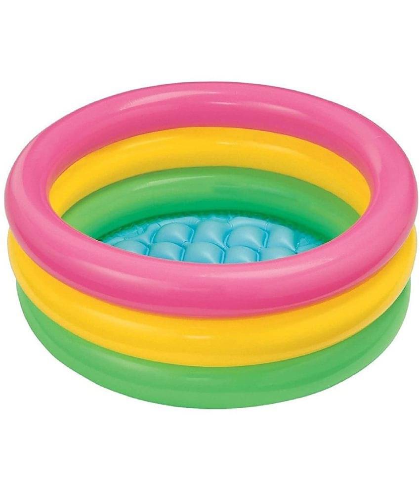     			Intex Inflatable Baby Pool, Multi Color (2-feet)