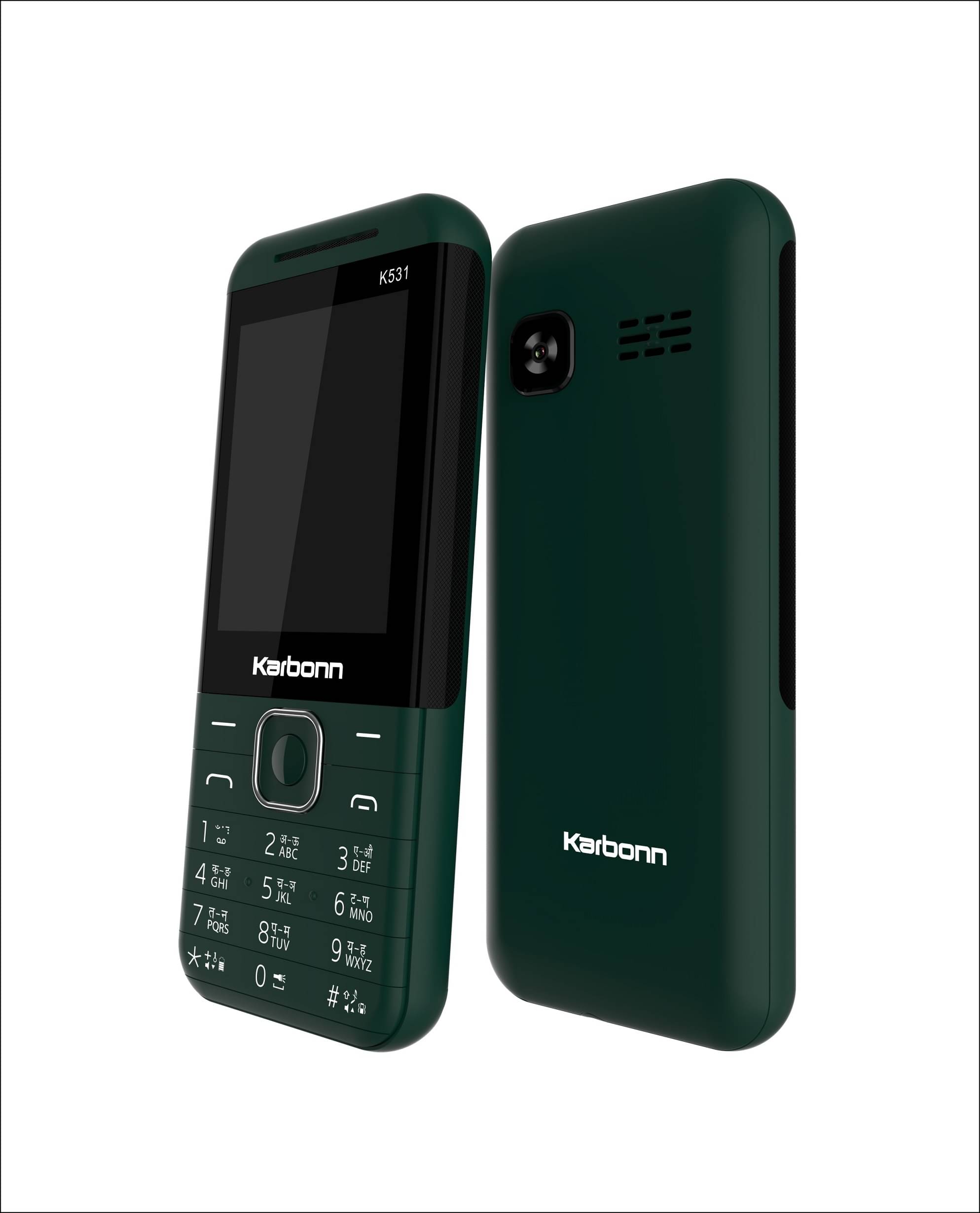     			Karbonn K531 Dual SIM Feature Phone Green