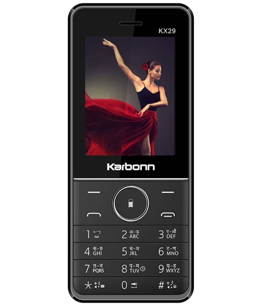     			Karbonn KX29 Dual SIM Feature Phone Black Red