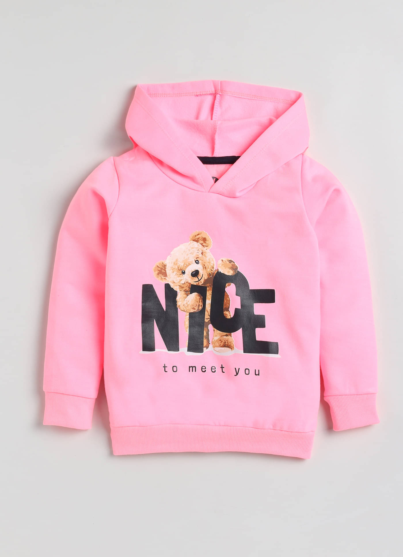     			Lazy Shark Girls Pink Printed Sweatshirts