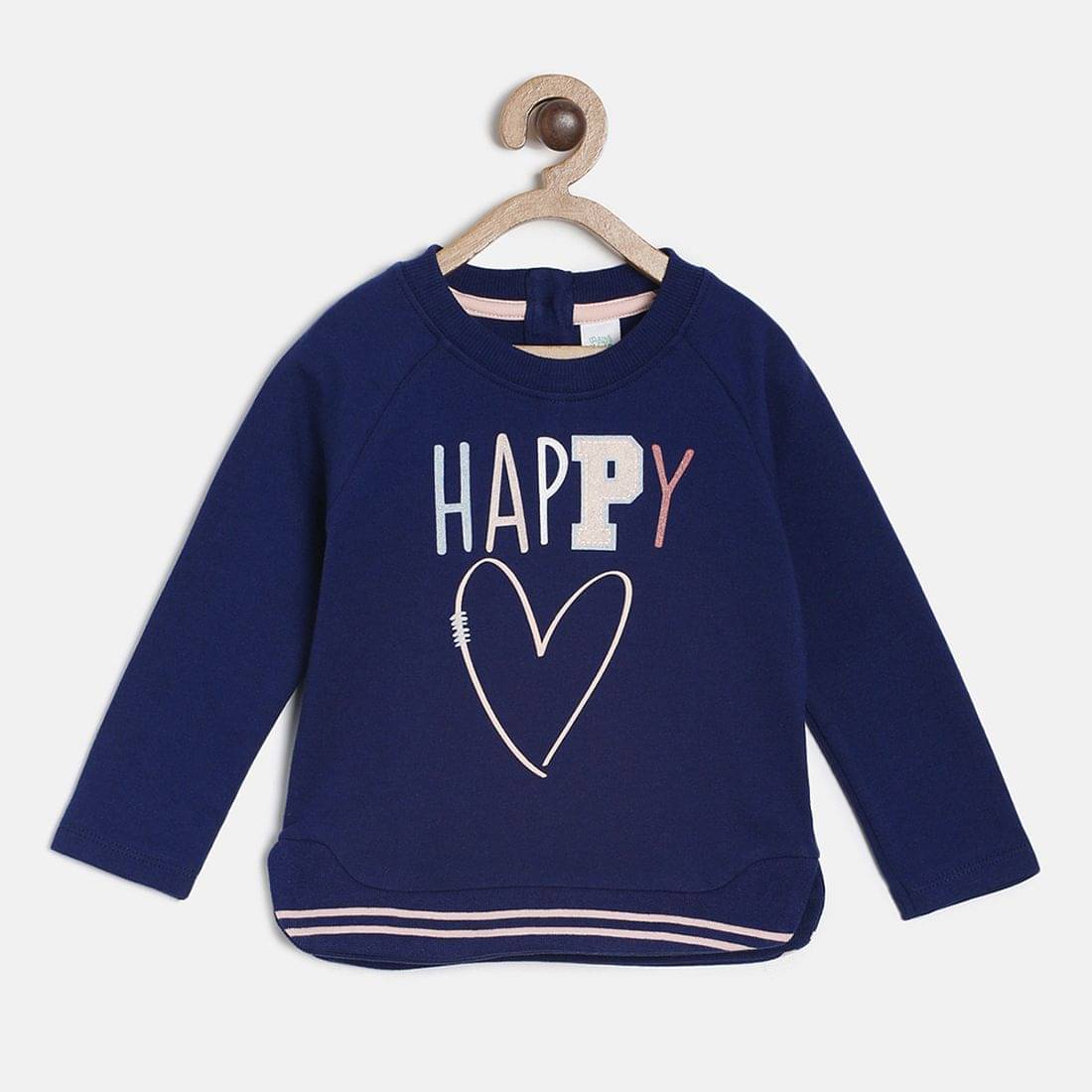     			MINIKLUB Baby Girl Navy Sweatshirt Pack Of 1