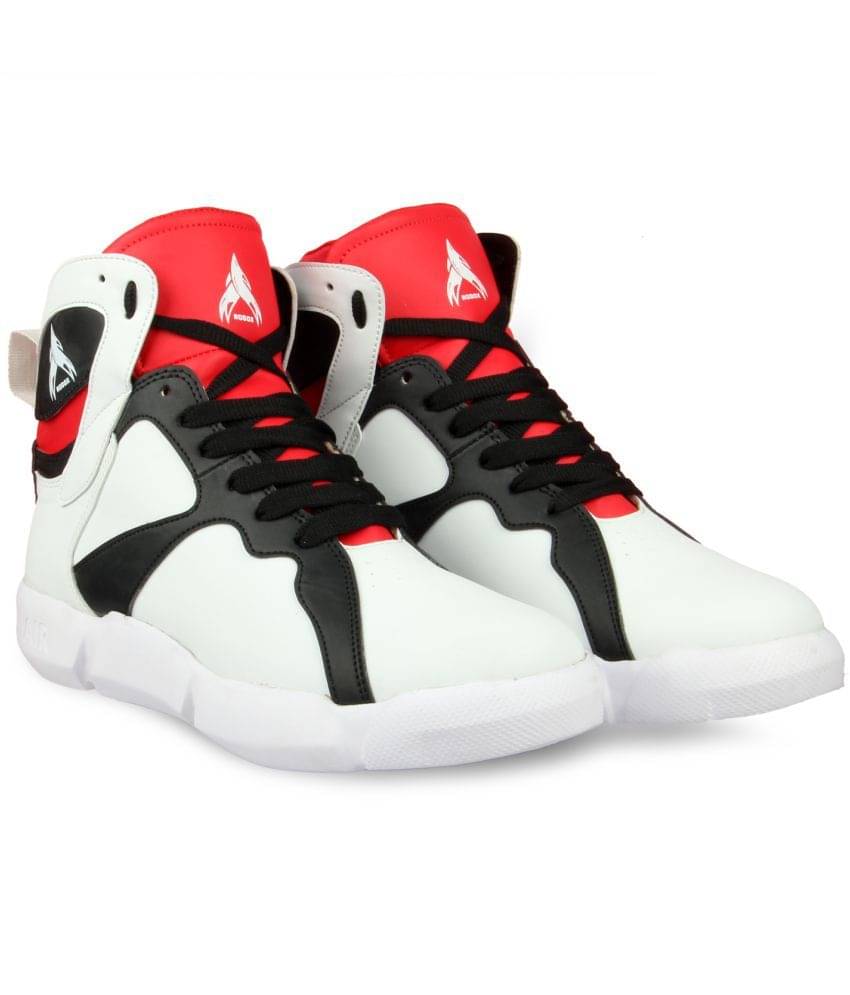 RODOX Hi Ankle Casual Sneakers - White Men's Sneakers RODOX Hi Ankle Casual Sneakers - White Men's Sneakers