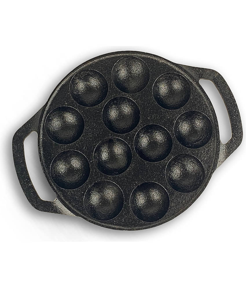 The Indus Valley - Cast Iron Appam Patra ( Pack of 1 ) - Cookware | Buy online on ZillyBuy