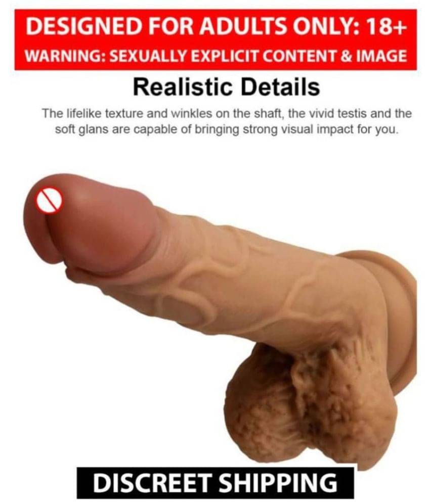 7 Inch Realistic Flexible Double Silicon Sexual Dildo 100% Real Skin Feeling For Women BY SEX TANTRA 7 Inch Realistic Flexible Double Silicon Sexual Dildo 100% Real Skin Feeling For Women BY SEX TANTRA