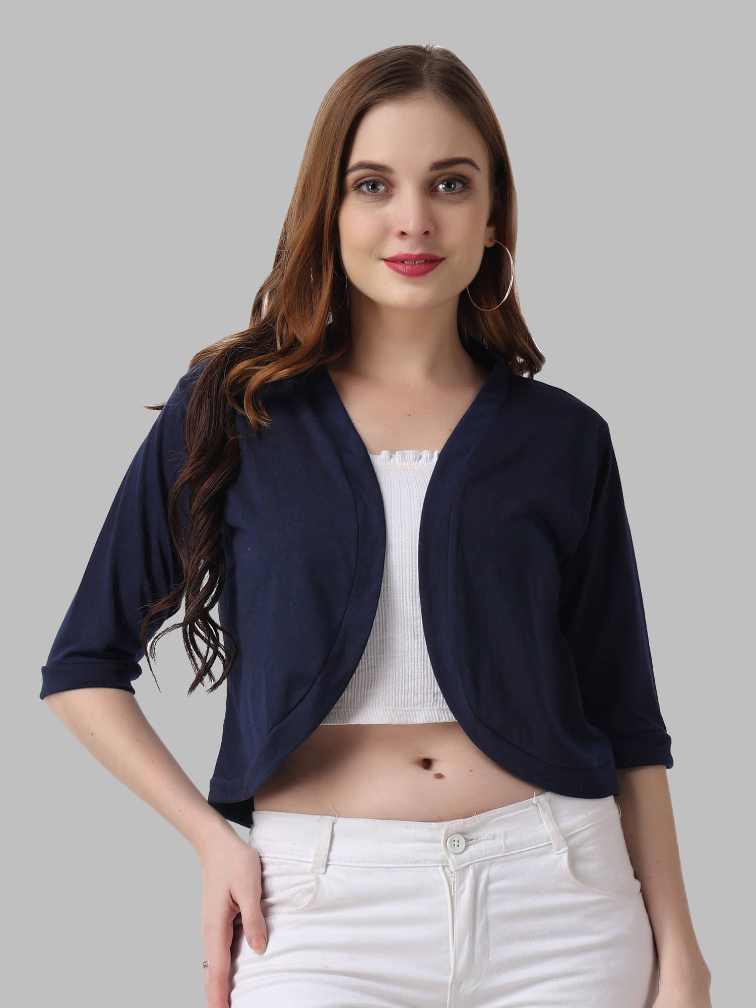 Affair Cotton Shrugs - Navy