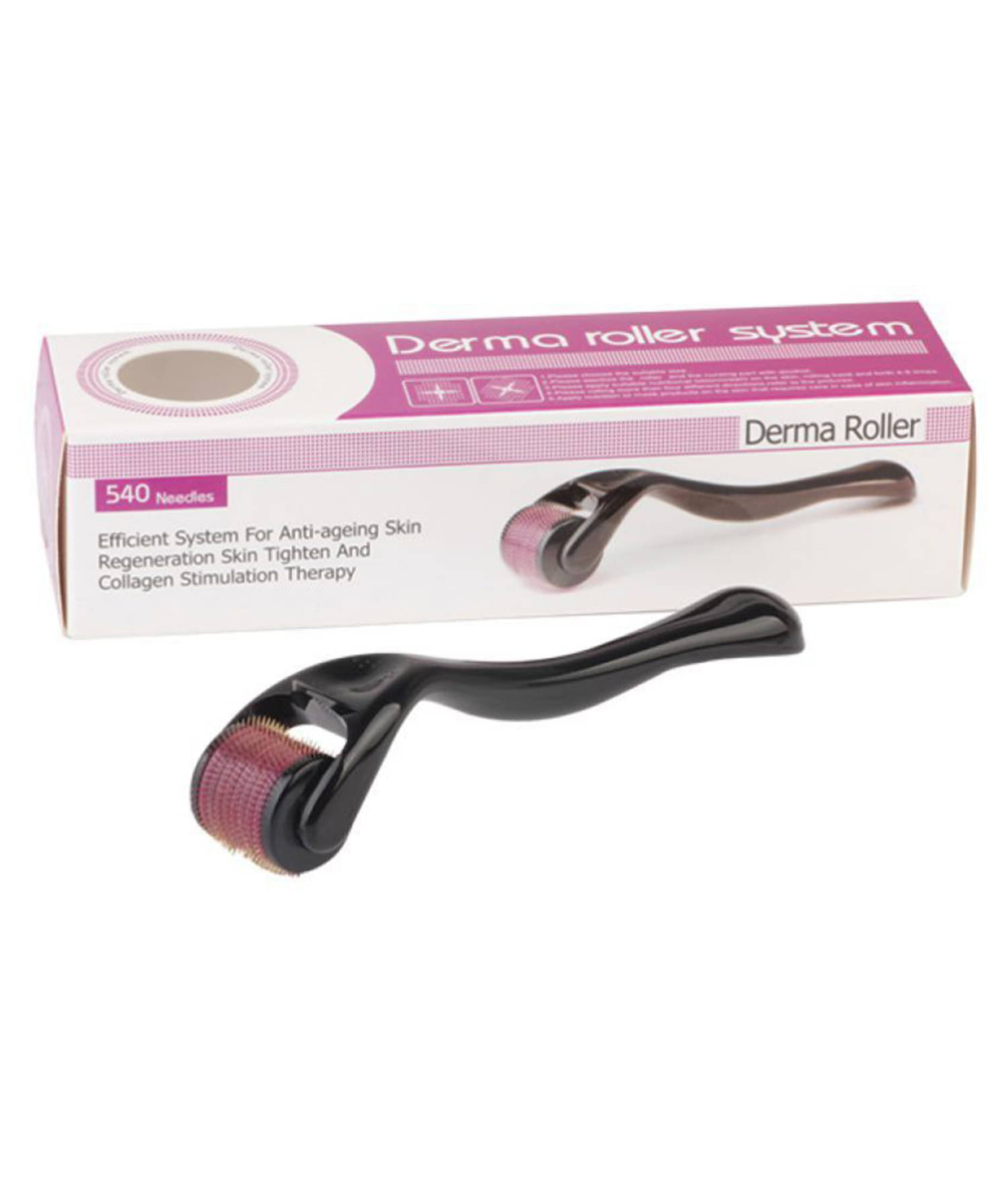 Derma Roller With 0.5 Mm And 540 Titanium Needls For Skin & Hair Treatments Derma Roller With 0.5 Mm And 540 Titanium Needls For Skin & Hair Treatments