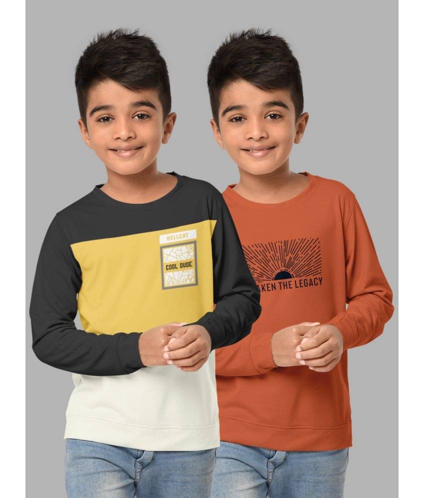     			HELLCAT Pack of 3 Boys Cotton Blend T-Shirt ( Multicolor )