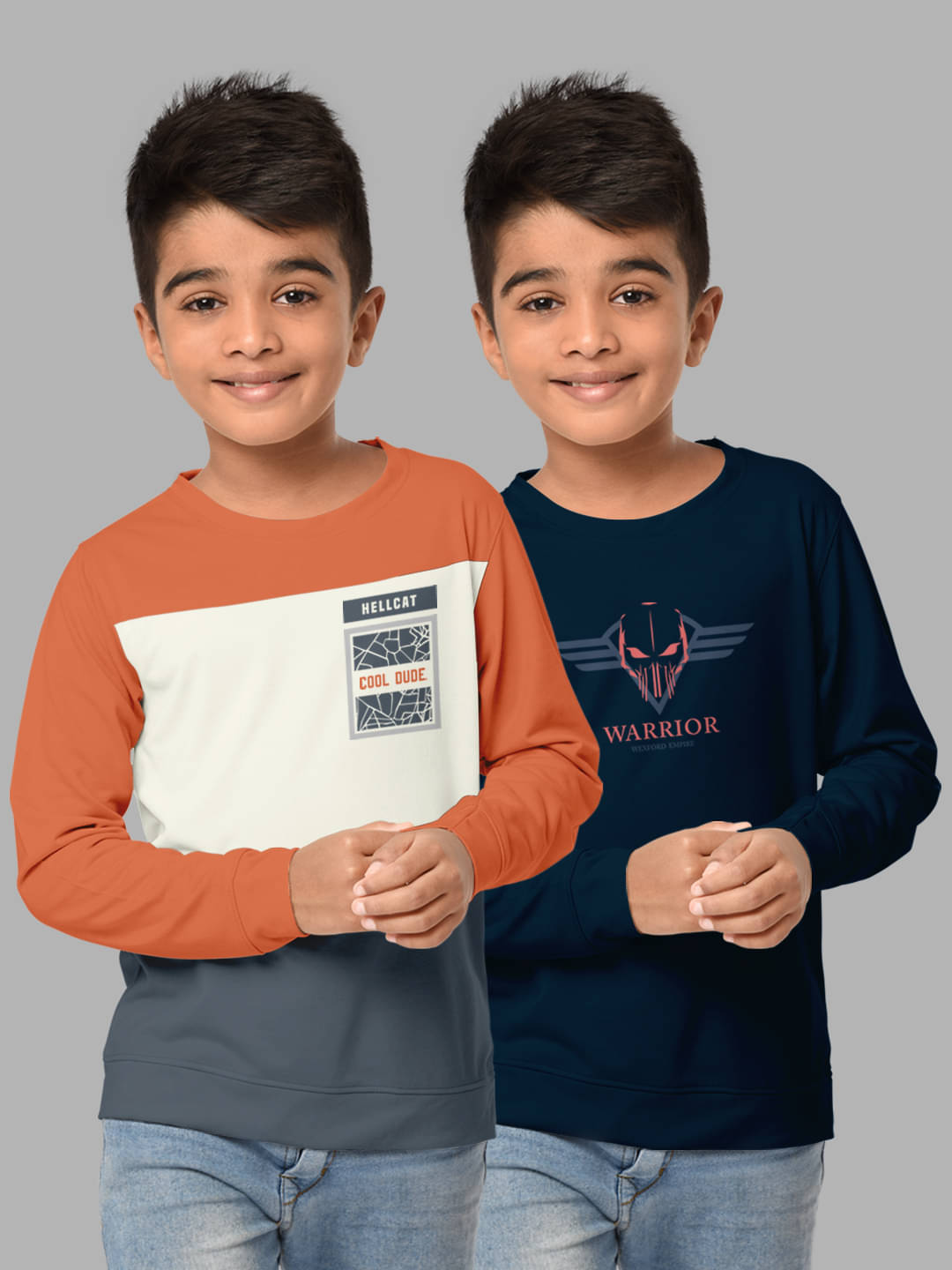     			HELLCAT Pack of 1 Boys Cotton Blend T-Shirt ( Multicolor )