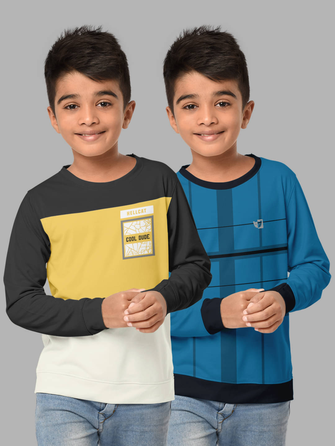     			HELLCAT Pack of 5 Boys Cotton Blend T-Shirt ( Multicolor )