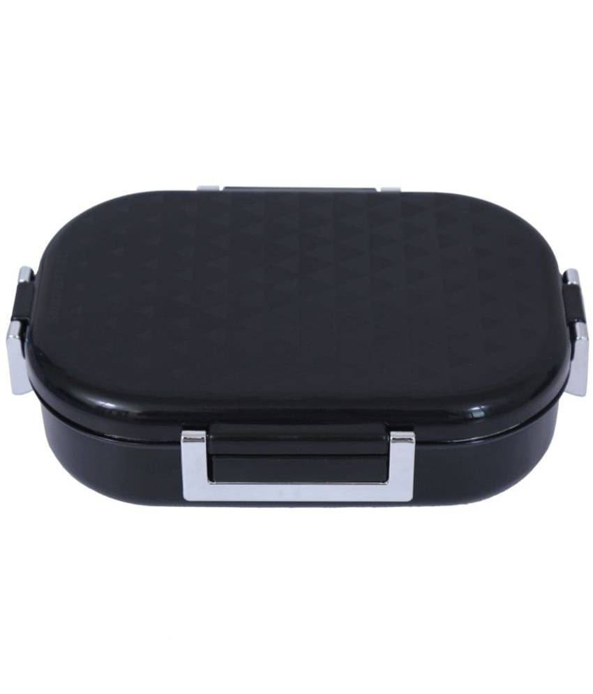     			Jaypee - Snapsteel Black Stainless Steel School Lunch Boxes ( Pack of 1 ) 600 ml