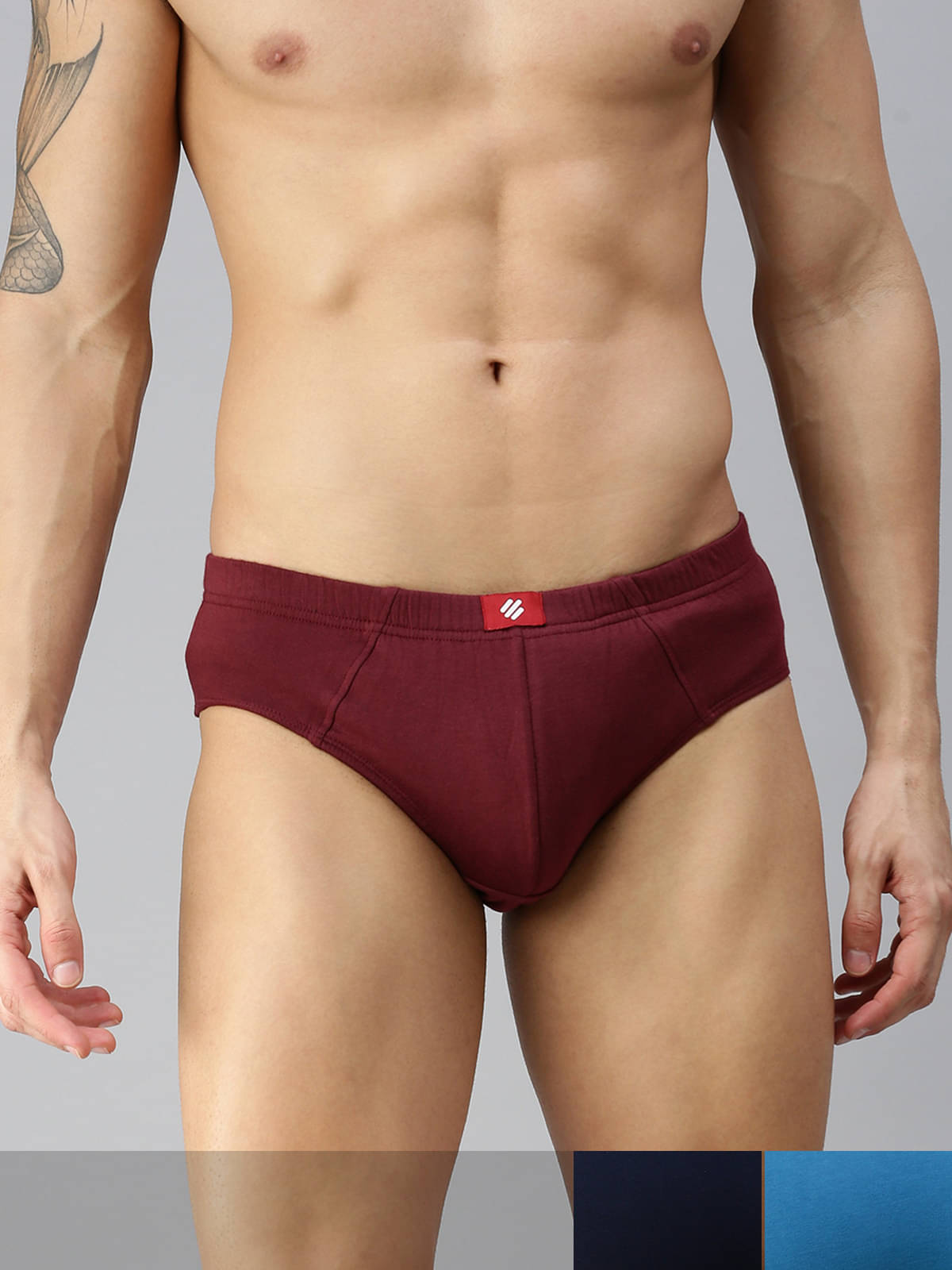     			ONN Pack of 3 Cotton Blend Men's Briefs ( Multicolor )