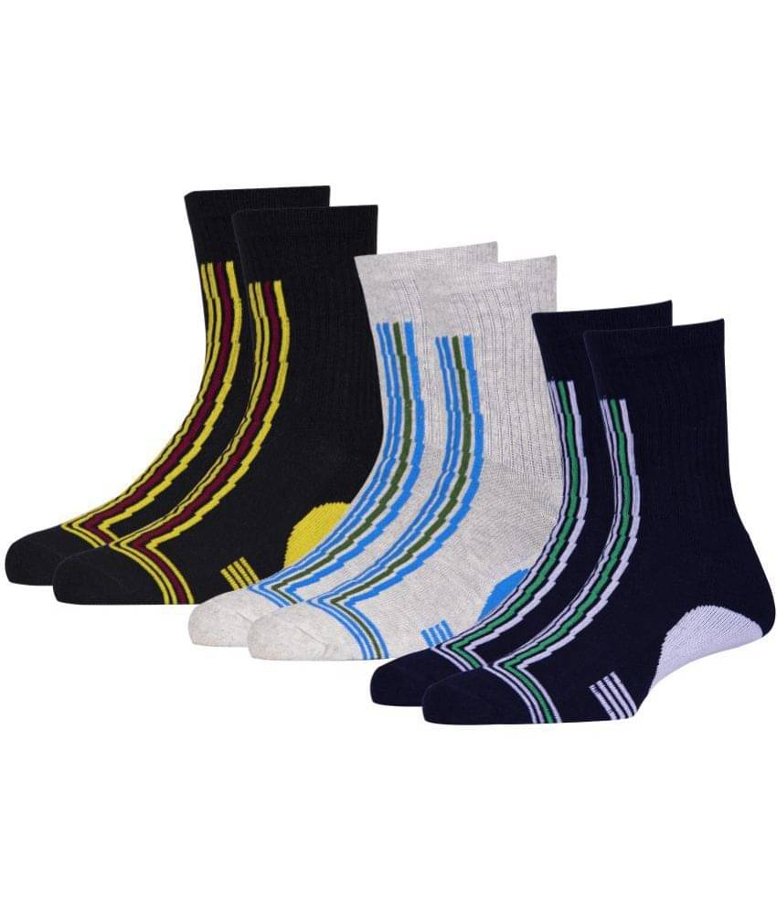 RC. ROYAL CLASS - Cotton Blend Men's Striped Multicolor Mid Length Socks ( Pack of 3 ) RC. ROYAL CLASS - Cotton Blend Men's Striped Multicolor Mid Length Socks ( Pack of 3 )