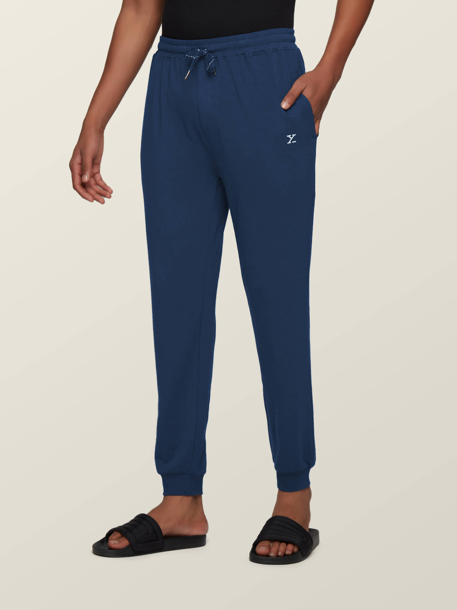 XYXX - Blue Cotton Blend Men's Joggers ( Pack of 1 ) - Track Pants | Buy online on ZillyBuy