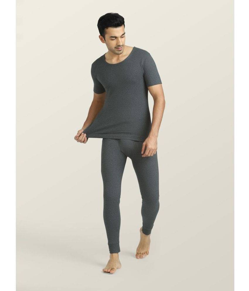     			XYXX Cotton Men's Thermal Sets ( Grey )