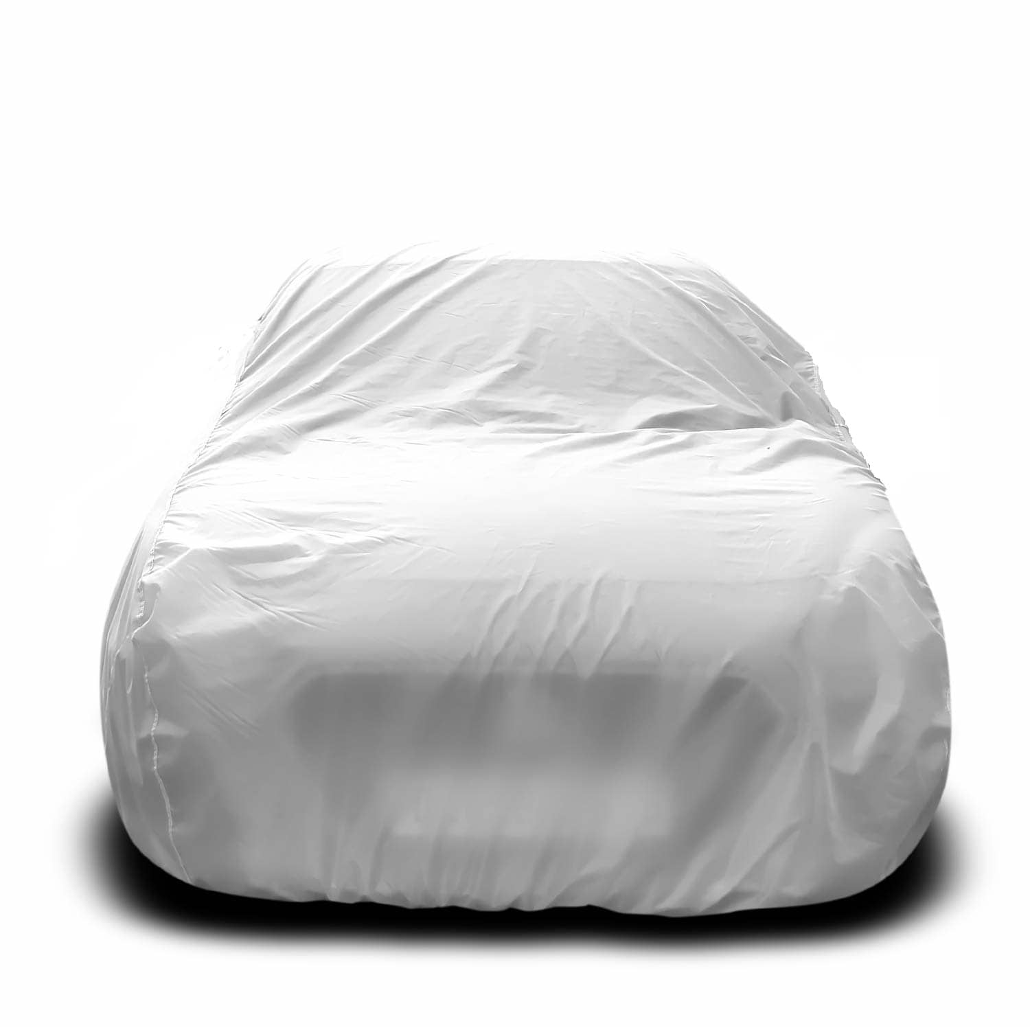 Autoretail Dust Proof Car Body Polyster Cover For Tata Tigor With Mirror Pocket Silver (Pack Of 1)