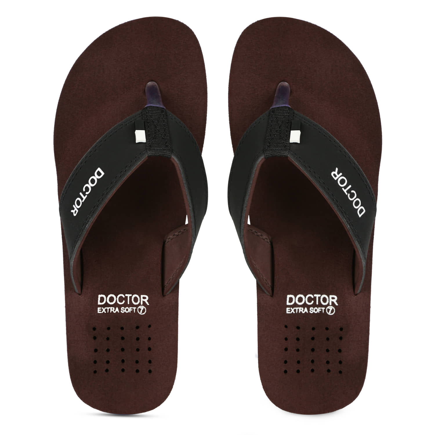 DOCTOR EXTRA SOFT - Brown Men's Thong Flip Flop