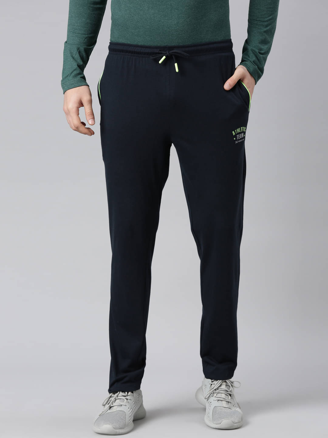     			Force NXT - Navy Cotton Blend Men's Trackpants ( Pack of 1 )
