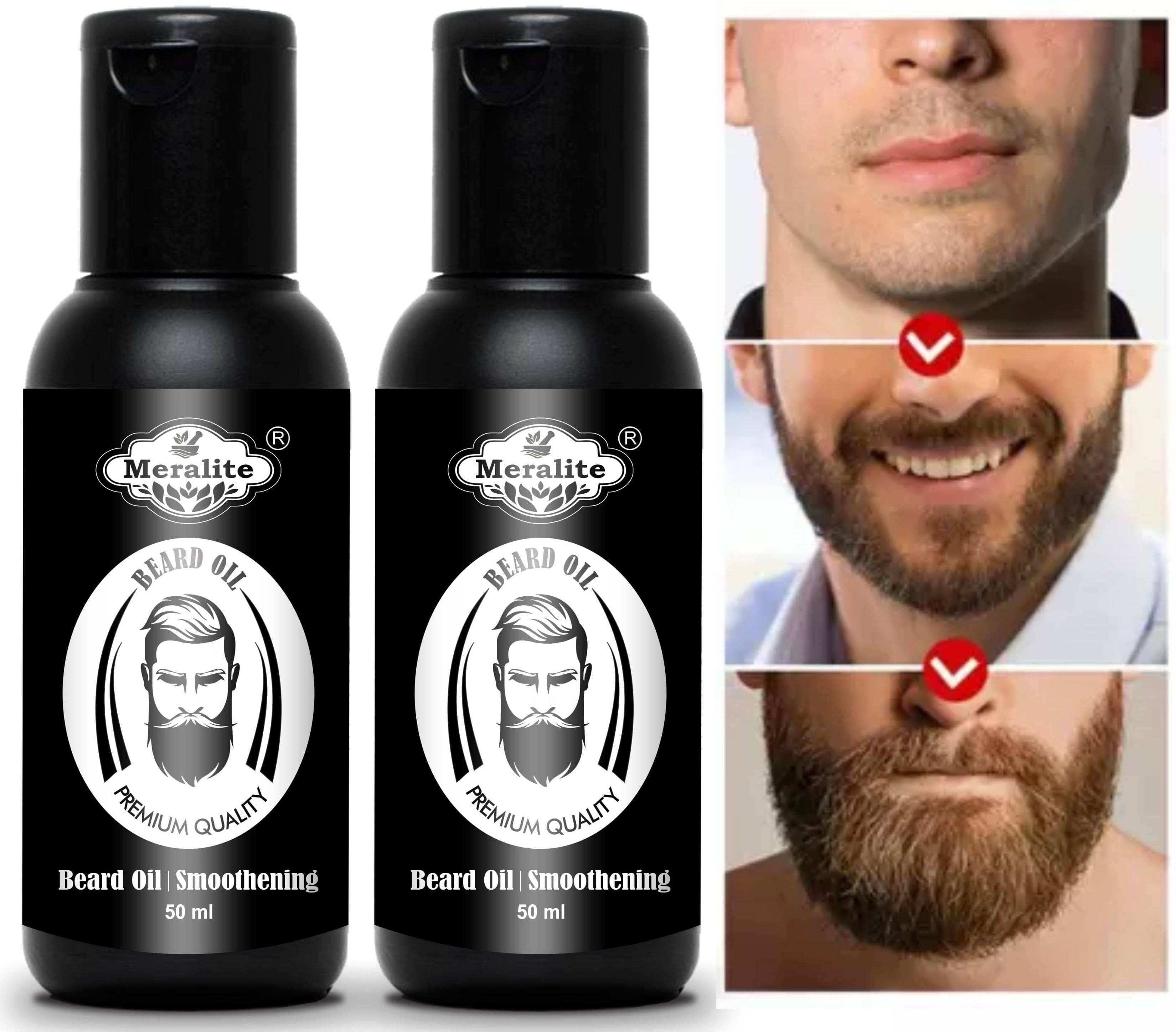 MERALITE - 100mL Promotes Beard Growth Beard Oil ( Pack of 2 ) MERALITE - 100mL Promotes Beard Growth Beard Oil ( Pack of 2 )