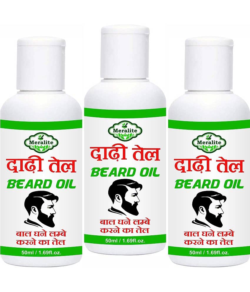 MERALITE - 150mL Promotes Beard Growth Beard Oil ( Pack of 3 ) - Beard Care and Tools | Buy online on ZillyBuy