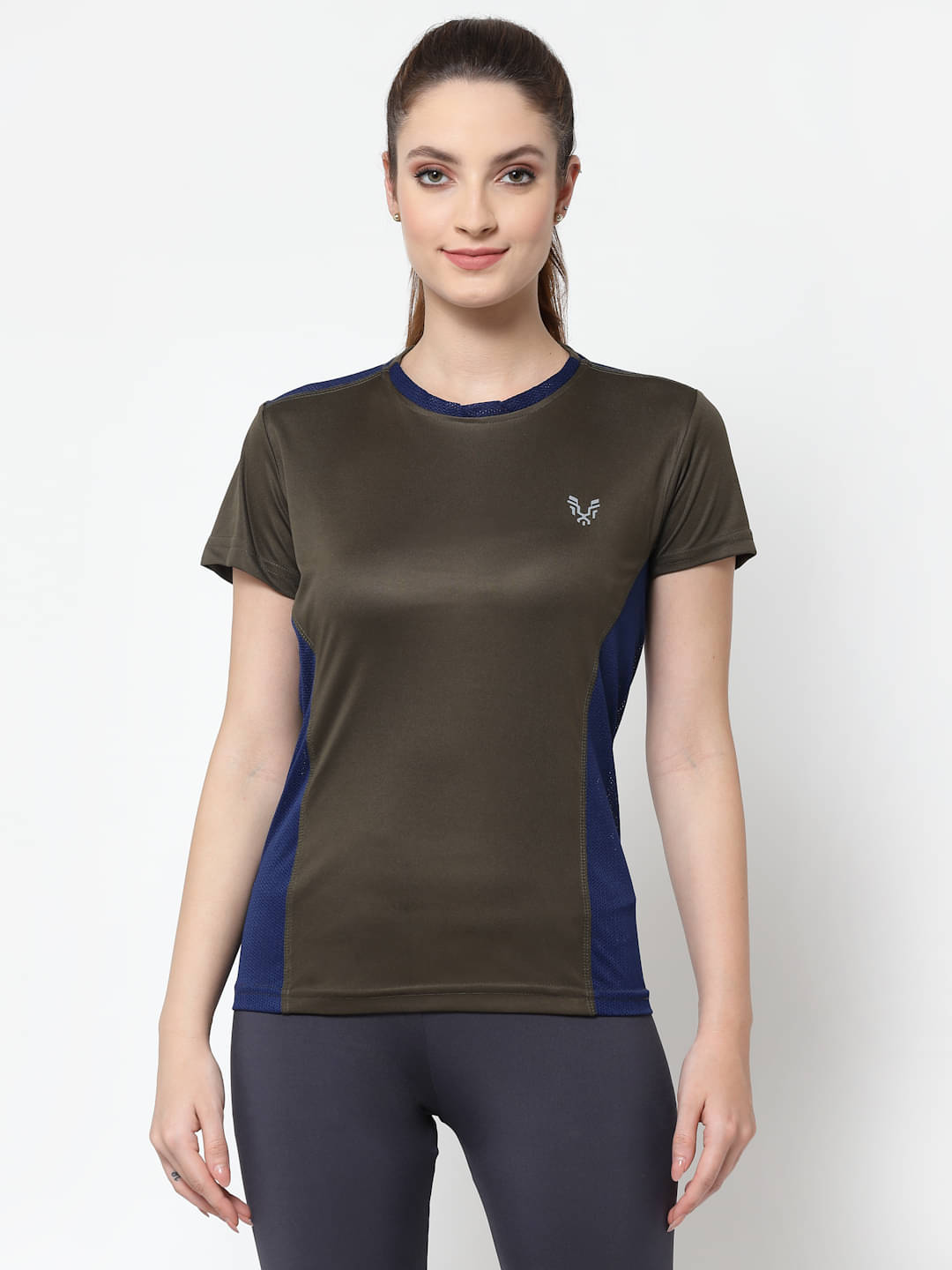     			Uzarus Green Polyester Tees - Single