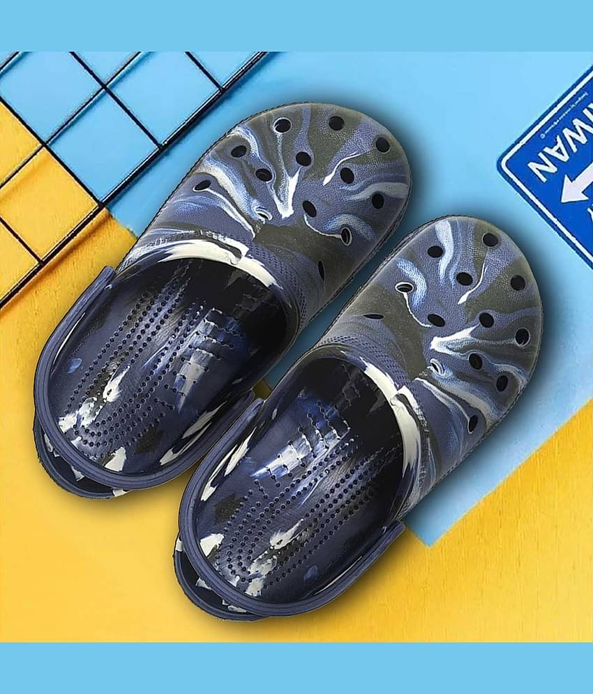 ZURU BUNCH - Blue Men's Toe covered Flip Flop