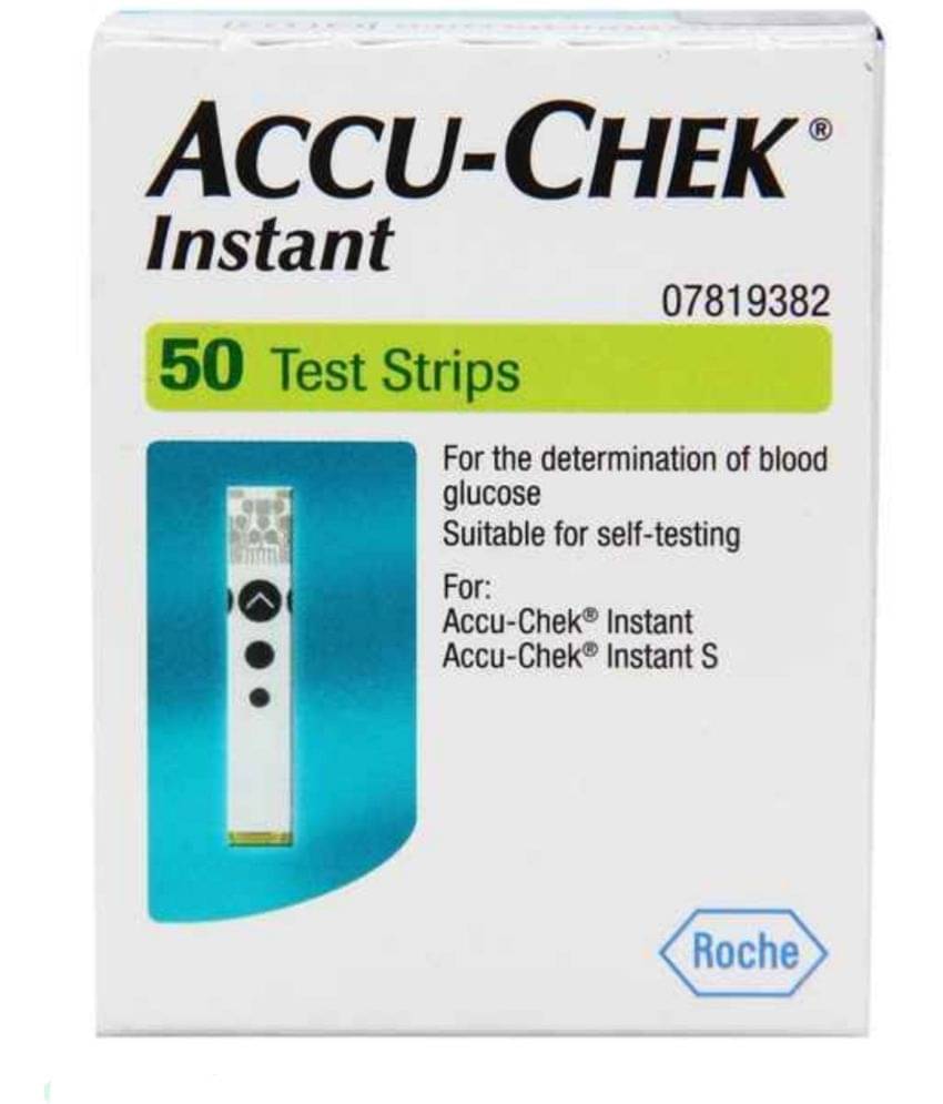     			Accu-Chek Instant Blood Glucose Test Strips - 50 Strips (Pack of 1)