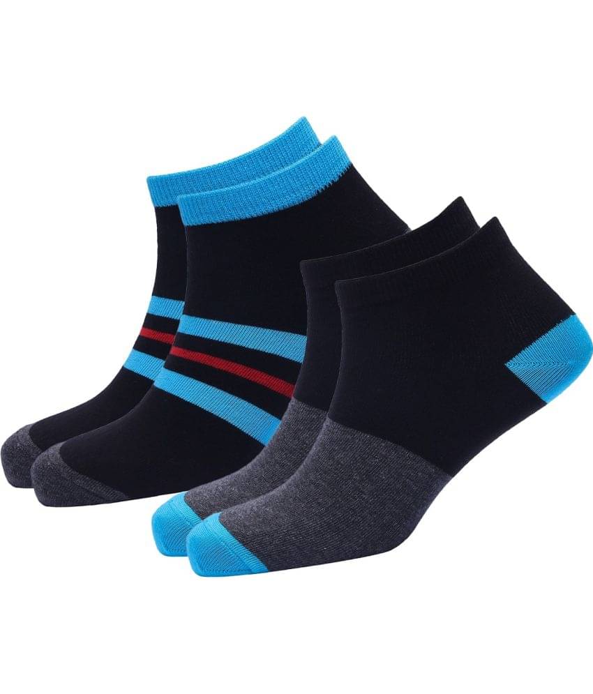 Broen - Cotton Men's Colorblock Multicolor Low Cut Socks ( Pack of 2 ) Broen - Cotton Men's Colorblock Multicolor Low Cut Socks ( Pack of 2 )