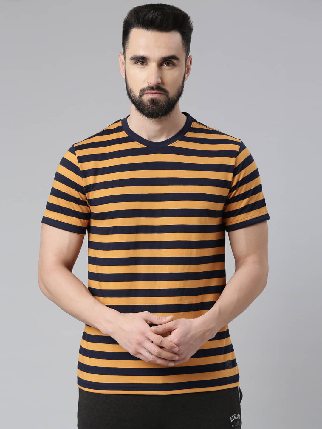     			Force NXT Pack of 1 Cotton Blend Regular Fit Men's T-Shirt ( Multicolor )
